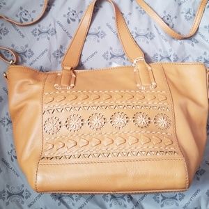 Isabella Fiore Morocco satchel cognac